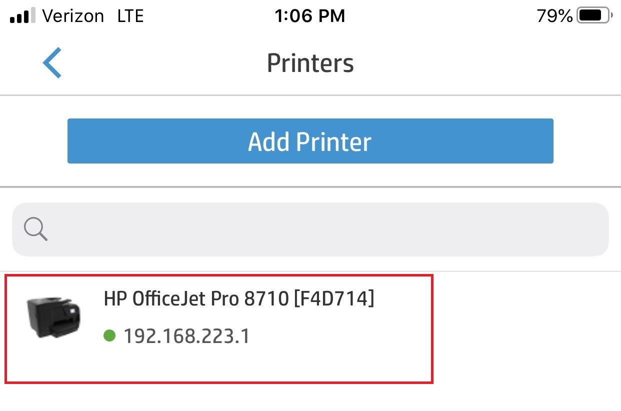 adding printers to hp easy scan